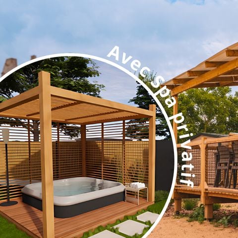 CASA MOBILE 4 persone - PALM 2bed con SPA - quartiere la Palmeraie