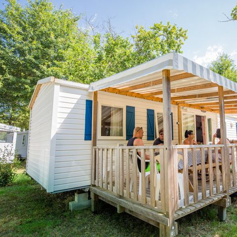 Stacaravan 6 personen - Stacaravan 2 slaapkamers 4/6 pers Overdekt terras