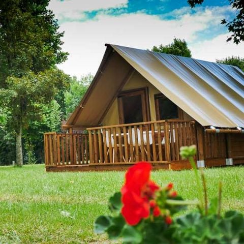 TENTE TOILE ET BOIS 4 personnes - Amazone