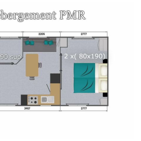 Mobilheim 4 Personen - PMR-FERIEN