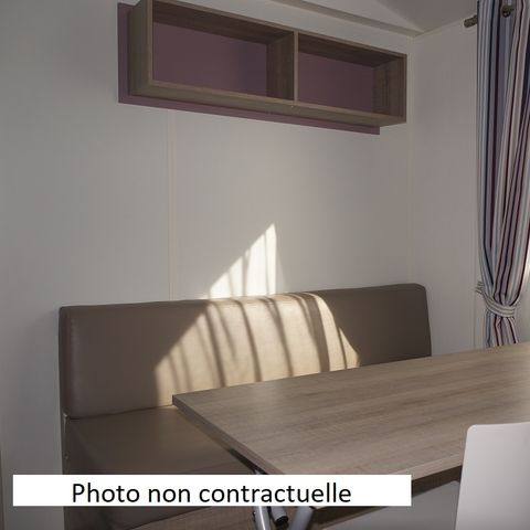 Stacaravan 4 personen - Comfort met TV - 2 slaapkamers