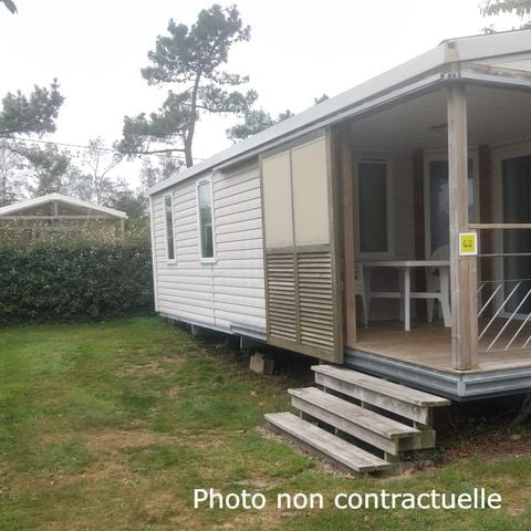 Mobilheim 5 Personen - Komfort mit TV - 3 Schlafzimmer