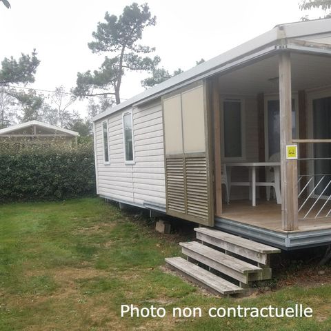 Mobilheim 5 Personen - Komfort mit TV - 3 Schlafzimmer