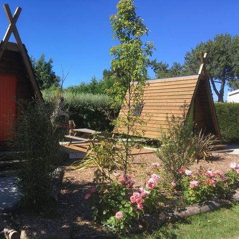Ungewöhnlich 2 personen - Holzhütte Cabadienne 1/2 Pers.