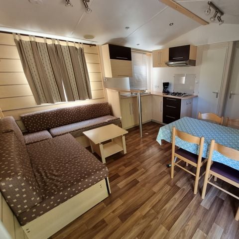 MOBILHOME 4 personnes - Mobil-home Standard 30m² - 2 chambres + Terrasse 10m² + TV + Clim 4 pers