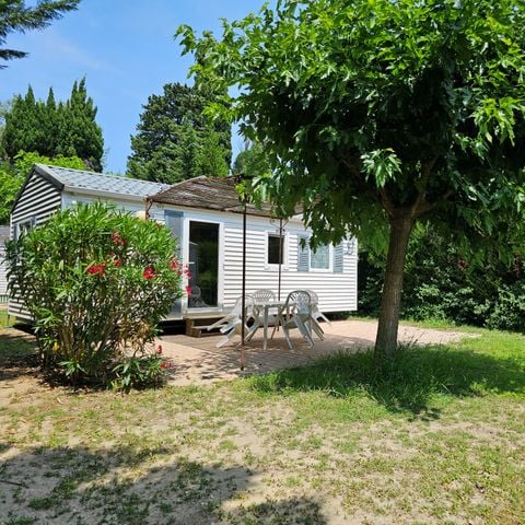 MOBILHOME 4 personnes - Mobil-home Standard 30m² - 2 chambres + Terrasse 10m² + TV + Clim 4 pers