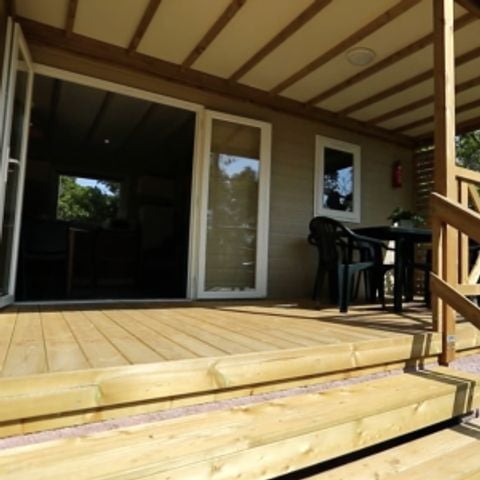 Stacaravan 6 personen - Bungalow voor 6 personen, 3 slaapkamers