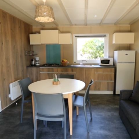 Stacaravan 6 personen - Bungalow voor 6 personen, 3 slaapkamers