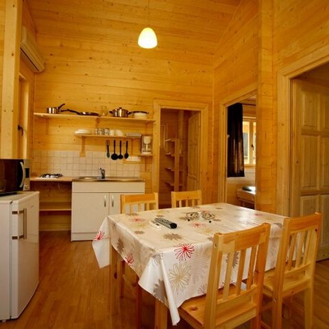 Chalet 4 persons - Chalet Romarin 2 bedrooms with air conditioning and TV