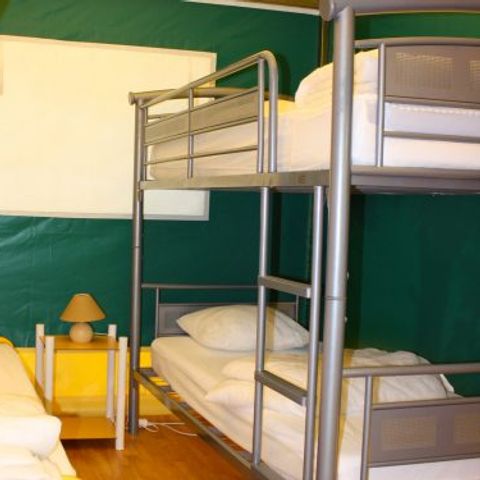 TENT 5 people - Furnished tent Kiwi 25 m² + terrace 9 m² + awning 5 pers