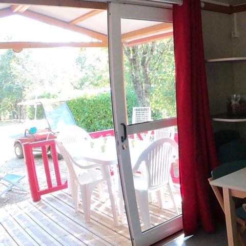 Chalet 5 personen - Chalet van 36 m² met airconditioning en TV voor 5 personen