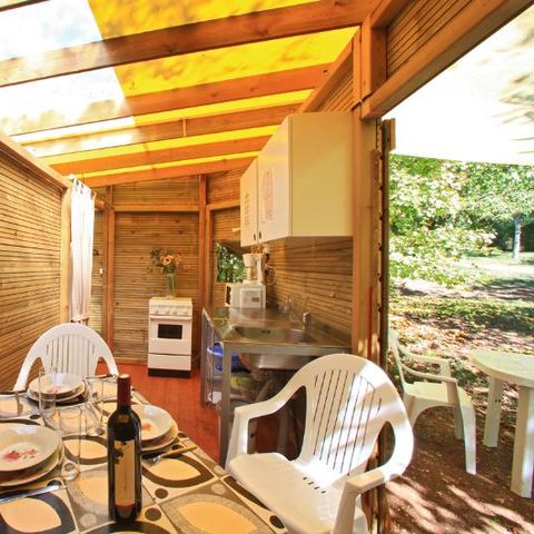 CHALET 4 persone - Cabane Ti Case 17 m² + terrazza 9 m² 4 pers