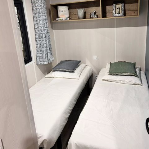 Mobilheim 4 Personen - Vintage-Hütte 3 Zimmer 4 Personen + TV