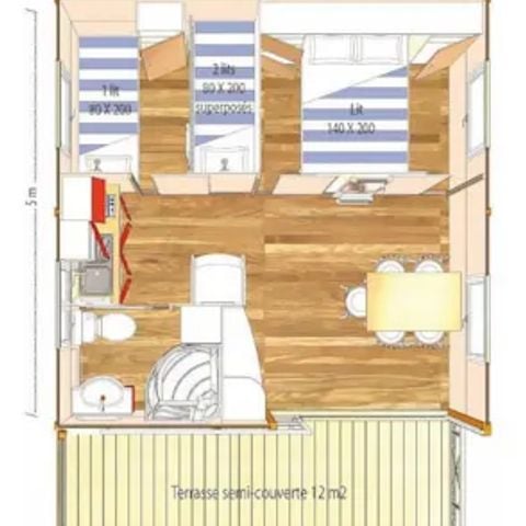 CHALET 5 persone - Titom