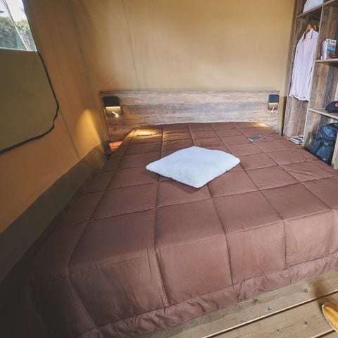 TENDA IN TELA E LEGNO 5 persone - Tenda lodge KENYA su palafitte