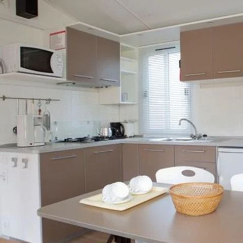 Mobilheim 4 personen - Classic | 2 Zi. | 4 Pers. | Erhöhte Terrasse | Klim.