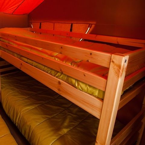 Canvas and wooden tent 5 persons - Lodge