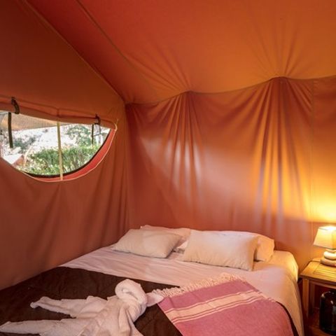 Canvas and wooden tent 5 persons - Lodge