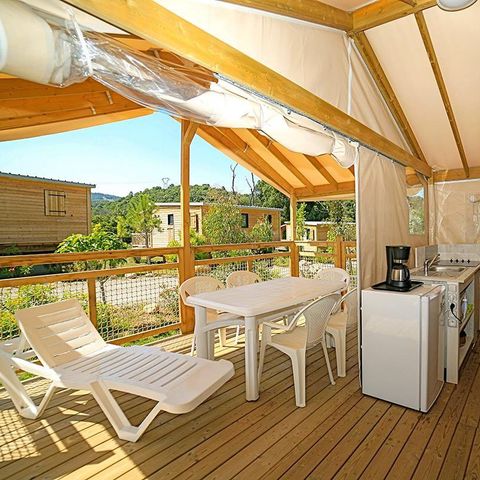 Tent 5 persons - Ecolodge | 2 Ch. | 4/5 Pers.