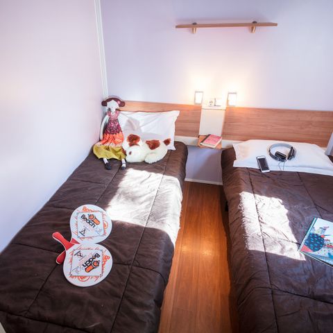 MOBILHOME 6 personas - Comfort XL | 2 Dormitorios | 4/6 Pers. | Terraza elevada | Aire acondicionado