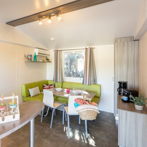 MOBILHOME 6 personas - Comfort XL | 2 Dormitorios | 4/6 Pers. | Terraza elevada | Aire acondicionado