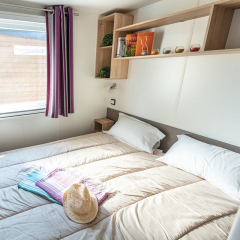 MOBILHOME 6 personas - Confort | 3 Dormitorios | 6 Pers. | Terraza elevada | Aire acondicionado