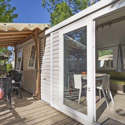 MOBILHOME 6 personnes - Comfort XL | 3 Ch. | 6 Pers. | Terrasse surélevée | Clim.