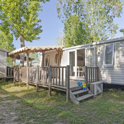 MOBILE HOME 6 people - Mobile-home | Comfort XL | 3 Bedrooms | 6 Pers. | Raised terrace | Air conditioning