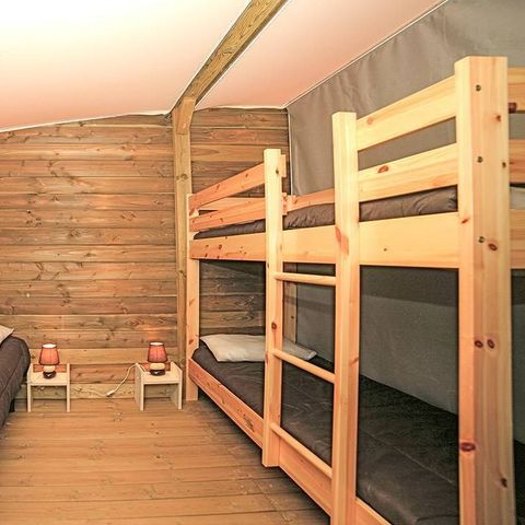 Lodge 5 persons - Eco Lodge Tent | 2 Bedrooms | 4/5 Pers | No bathroom