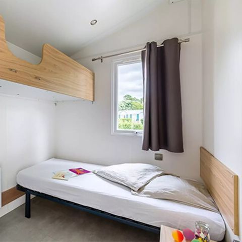 Mobile home 4 persons - PMR | Comfort | 2 Bedrooms | 4 Pers | Non-covered elevated terrace | 1 Bathroom | Air conditioning | TV