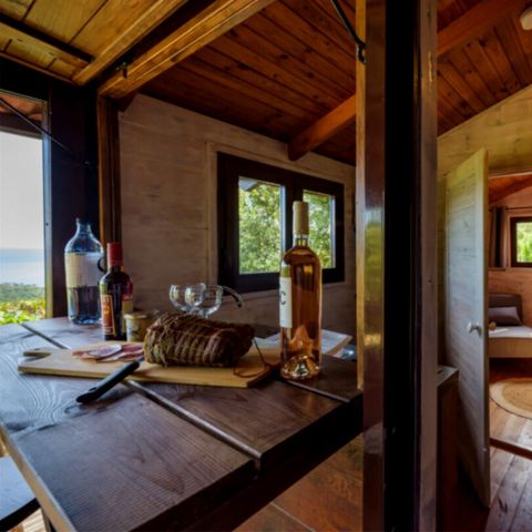 Chalet 3 personen - Cabane Glam 2/3 pers dinsdag