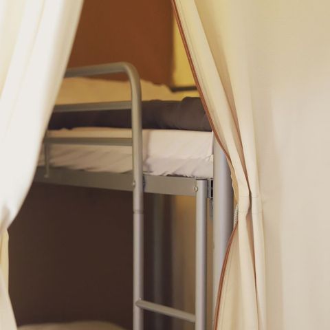 Tente en toile et en bois 6 personnes - Tente Lodge 3ch 6 pers