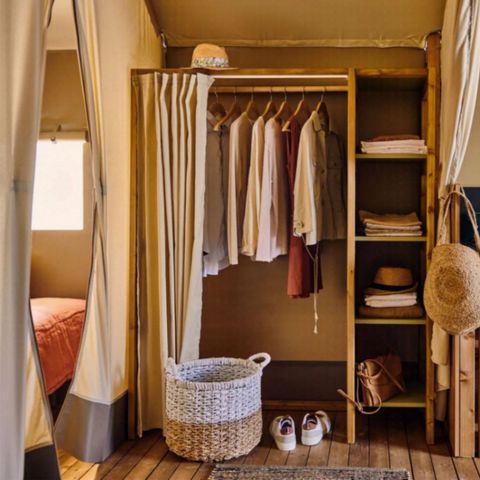 Safaritent 6 personen - Tent Lodge 3ch 6 pers