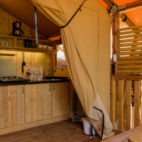 CANVAS AND WOOD TENT 4 people - Lodge tent 4 pers