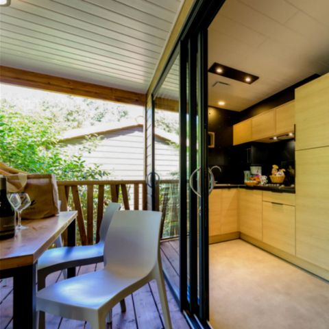 CHALET 5 people - 2-bedroom open-air chalet