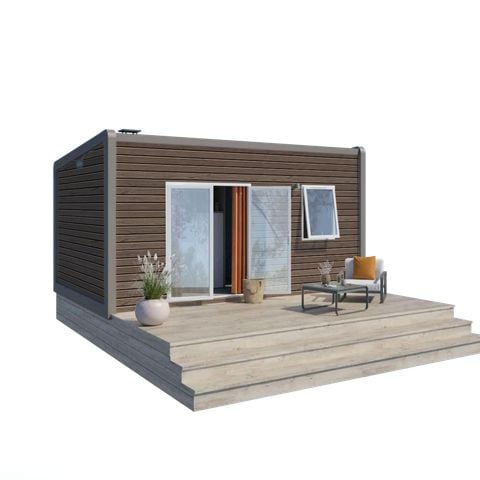 Mobilheim 2 Personen - CAHITA - 1 Schlafzimmer - 5 Mobilheime (C01 bis C05)