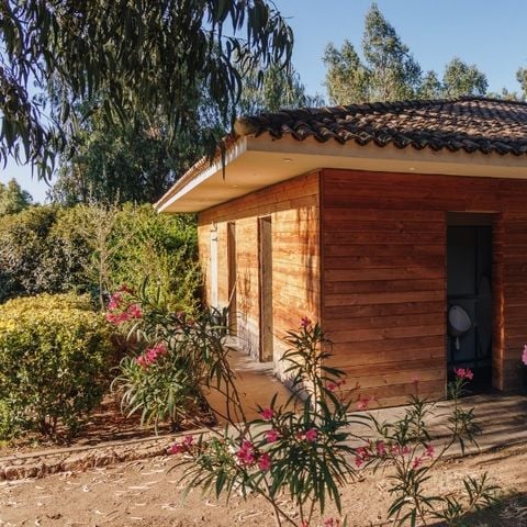 TENDA IN TELA E LEGNO 5 persone - Tenda Lodge senza bagno