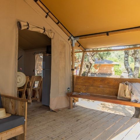 Safaritent 5 personen - Lodge tent zonder badkamer