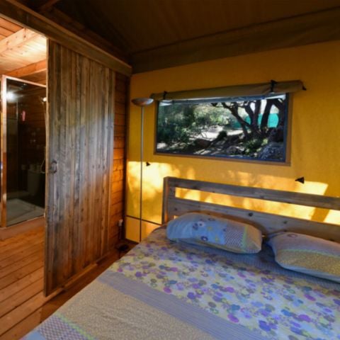 TENTE TOILE ET BOIS 6 personnes - LODGE SAFARI