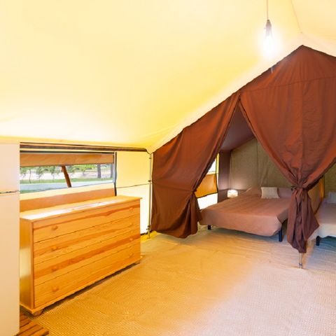 Lodge 4 persons - Ecolodge without sanitary facilities for 4 people (2 bedrooms)
