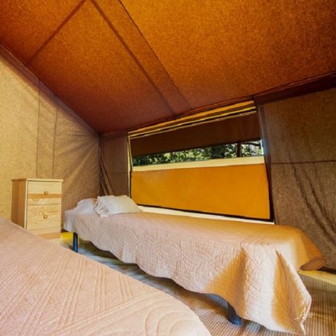Lodge 4 persons - Ecolodge without sanitary facilities for 4 people (2 bedrooms)