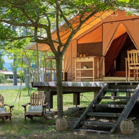 Lodge 4 persons - Ecolodge without sanitary facilities for 4 people (2 bedrooms)