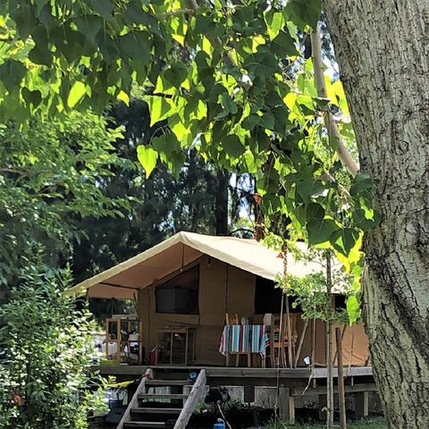 Lodge 4 persons - Ecolodge without sanitary facilities for 4 people (2 bedrooms)