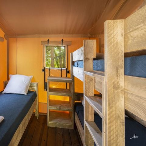Glamping tent 5 persons - Luxury Lodge 4/5 persons in zone L