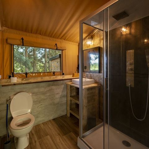 Glamping tent 5 persons - Luxury Lodge 4/5 persons in zone L