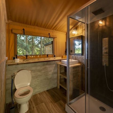 Glamping tent 7 persons - Luxury Lodge 6/7 people (2 bedrooms)