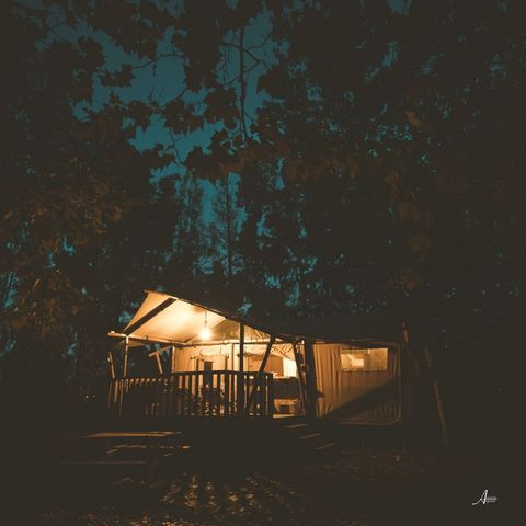 BUNGALOW TOILÉ 7 personnes - Luxury Lodge 6/7 personnes (2 chambres + clic clac dans le salon)