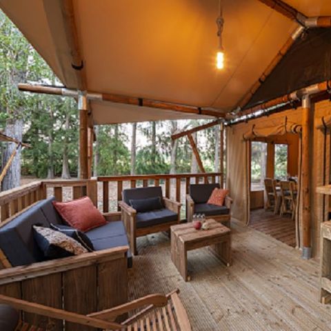 Glamping tent 5 persons - Luxury Lodge 4/5 persons in zone M
