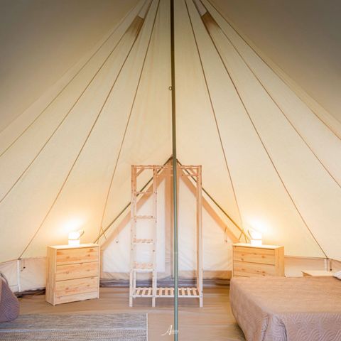 Tenda 4 persone - Tenda safari ideale per coppie e bambini piccoli
