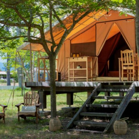 Lodge 4 persons - Ecolodge without sanitary facilities for 4 people (2 bedrooms)